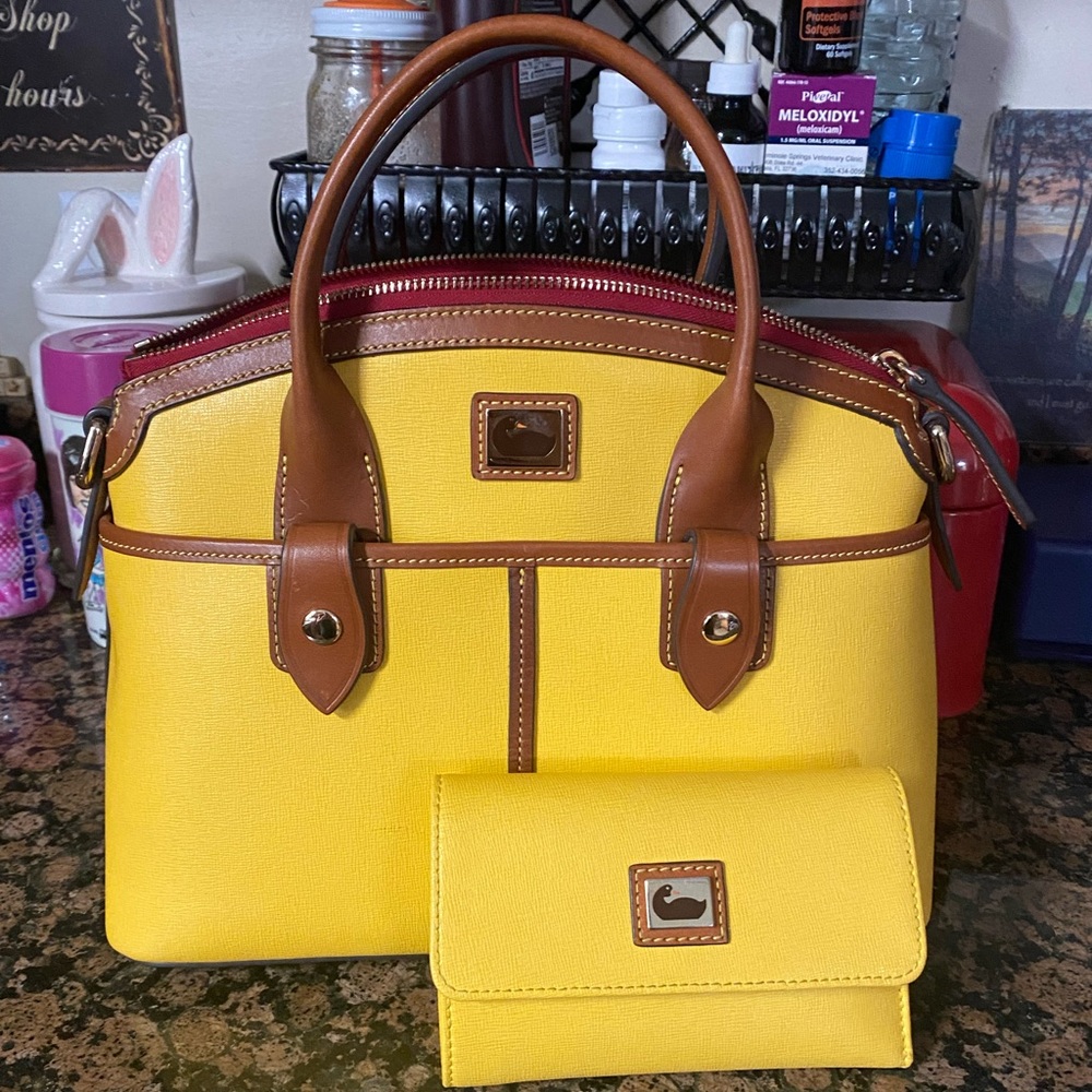 Yellow Dooney & Bourke Set